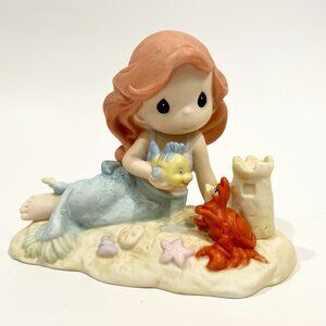 Disney Showcase Precious Moments Part of Your World Ariel Sebastian Figure 2006